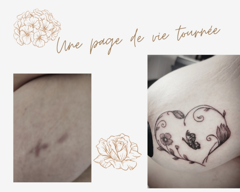 Modification de tatouages ou cover, Noaillan, Fragments d'Elle