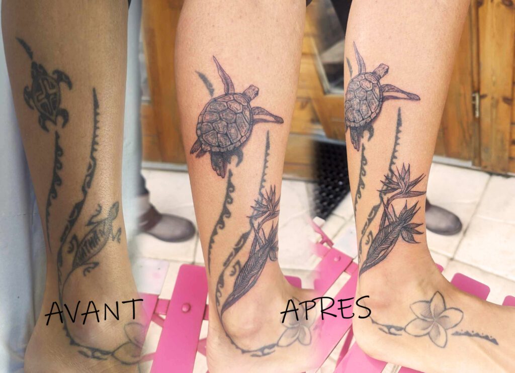 Fragments Delle Tatouage Traits Fins Bazas Realisations 1 2