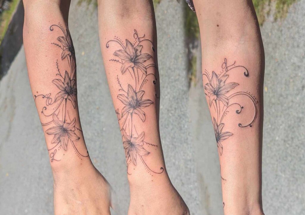 Fragments Delle Tatouage Traits Fins Bazas Realisations 12