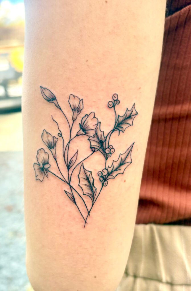 Fragments Delle Tatouage Traits Fins Bazas Realisations 2