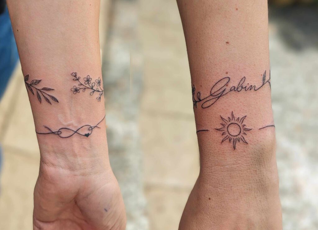 Fragments Delle Tatouage Traits Fins Bazas Realisations 8