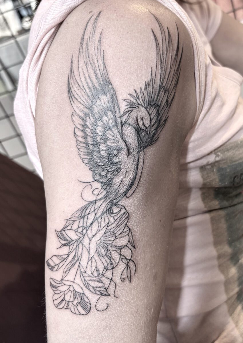 Fragments Delle Tatouage Traits Fins Bazas Photos 6