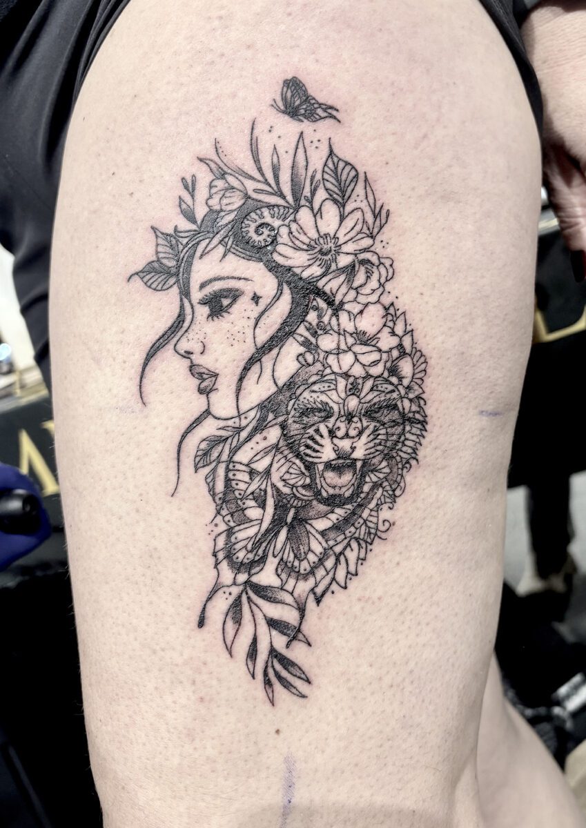 Fragments Delle Tatouage Traits Fins Bazas Photos 9